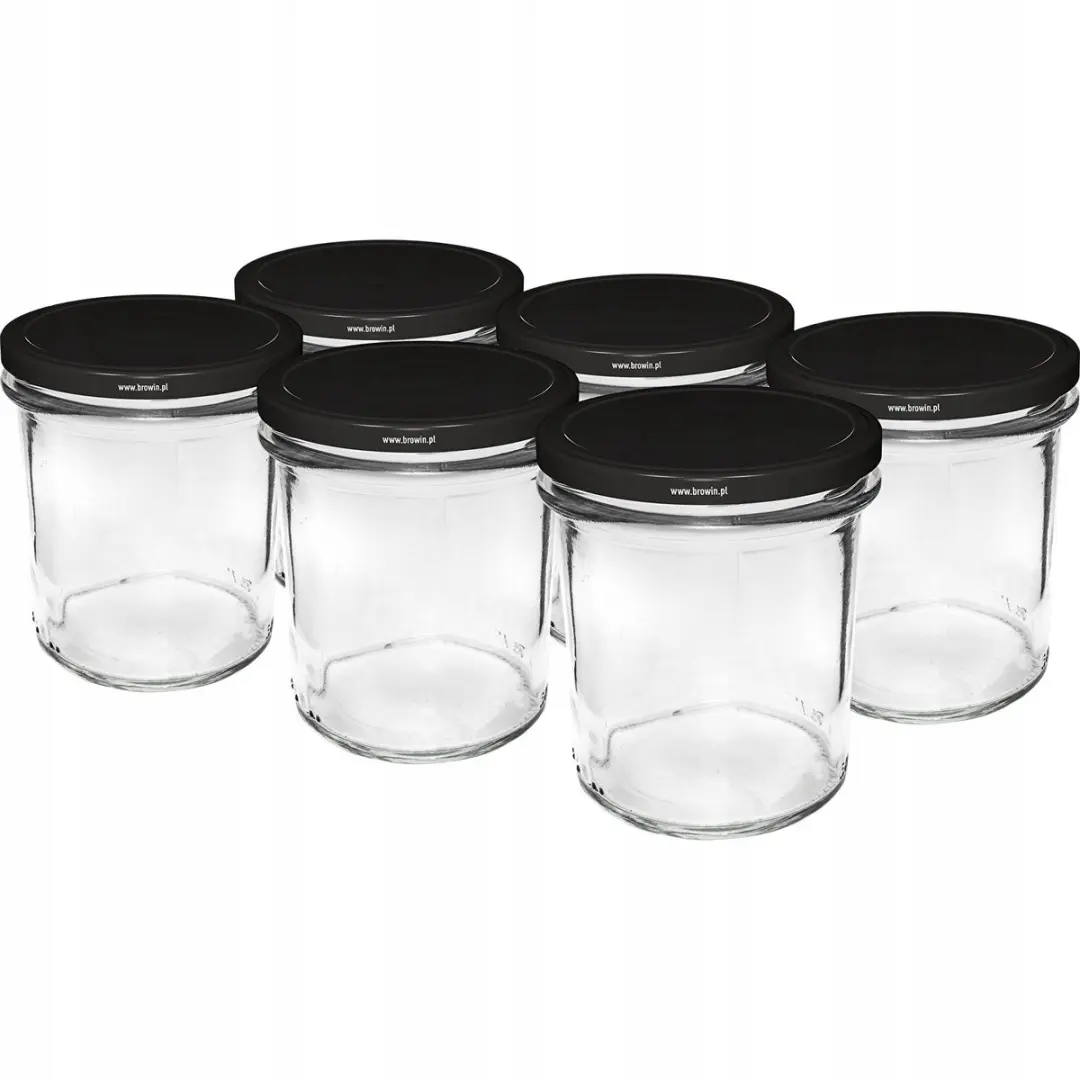 Browin Glazen Potten 346ml met Twist-Off Deksel