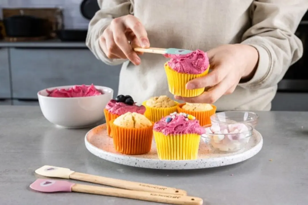 KitchenCraft Mini Spatels Set 3 Stuks 20.5cm Pastel