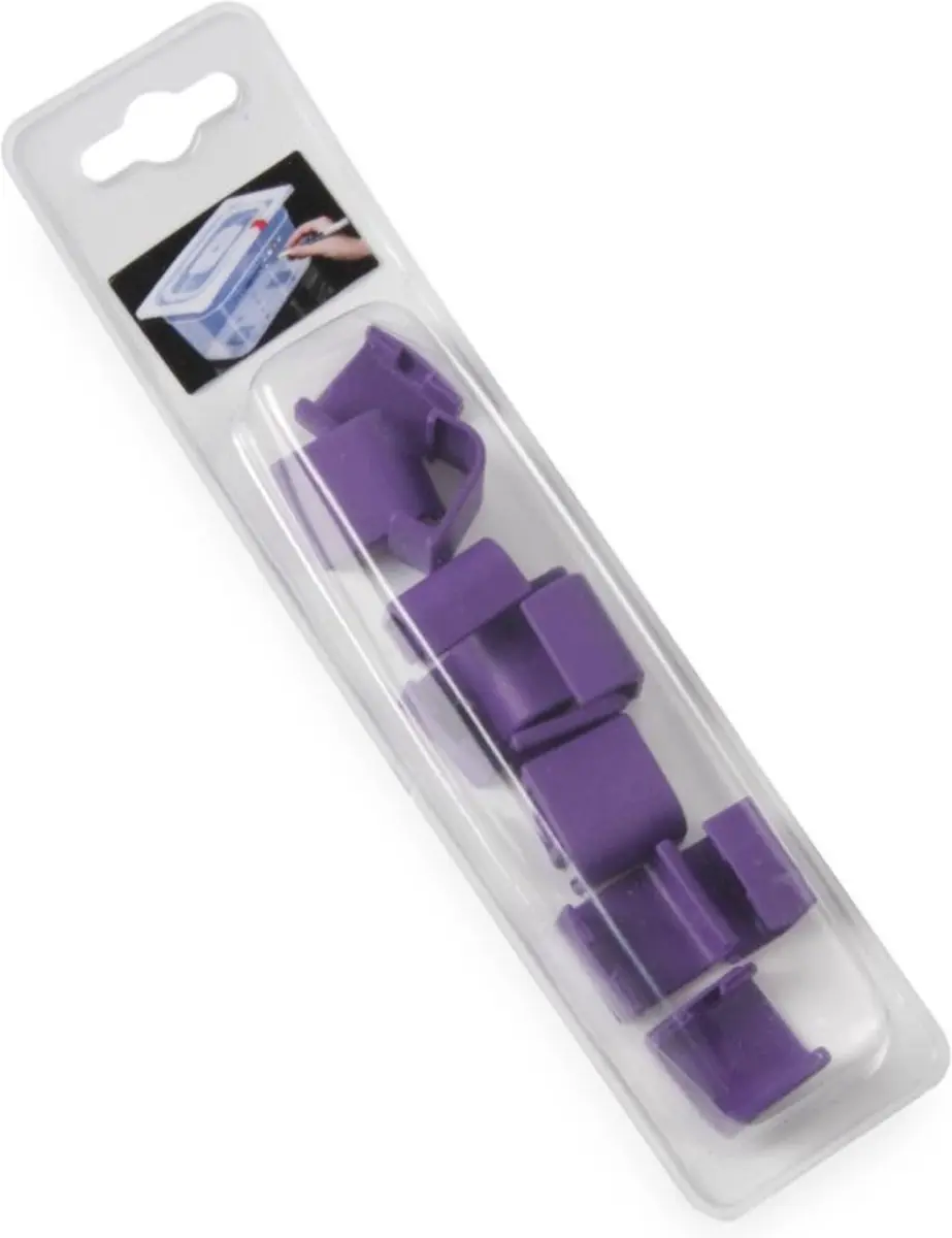 HENDI Dekselclips HACCP - Paars - 12 Stuks - afbeelding 6 van 6