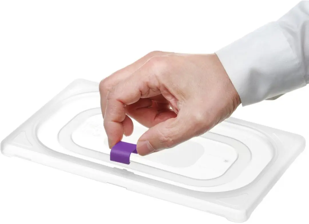 HENDI Dekselclips HACCP - Paars - 12 Stuks