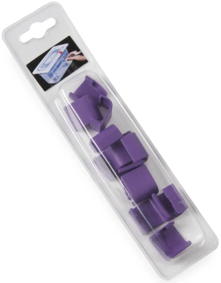 HENDI Dekselclips HACCP - Paars - 12 Stuks