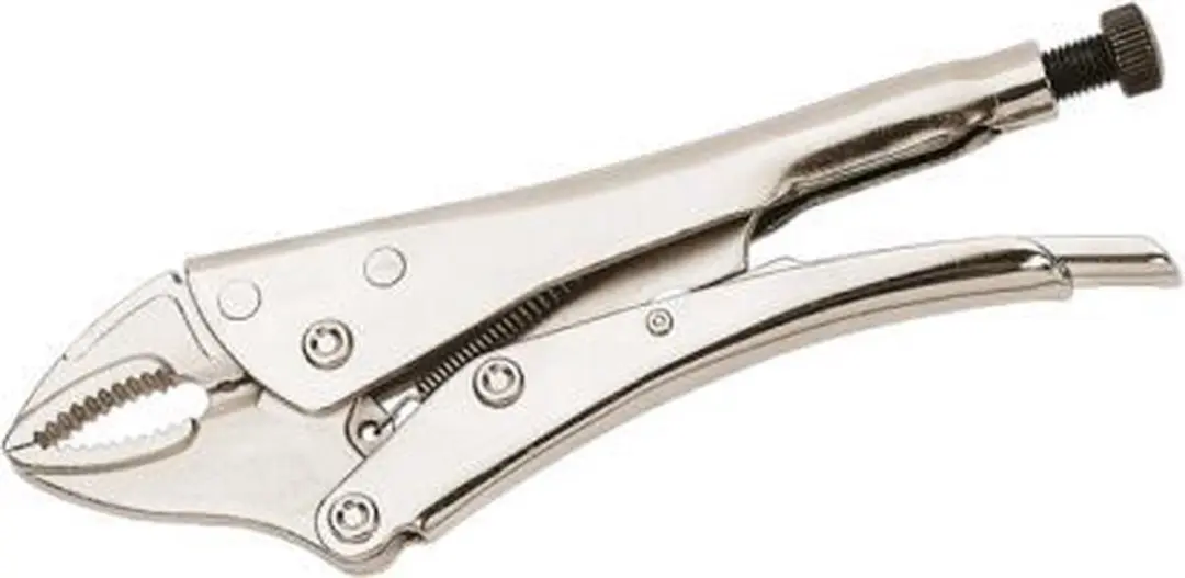 Bahco 2953-200 Klemtang Gebogen Bekken - Zilver
