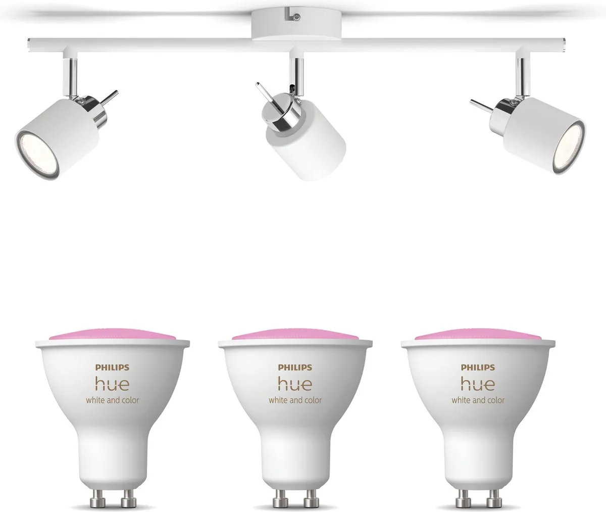 Philips Hue Meranti Opbouwspot 3x GU10 RGBW