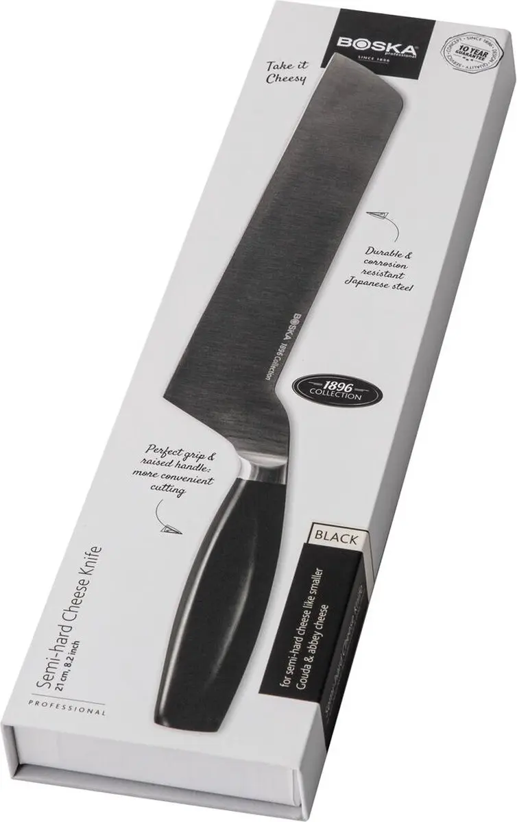 Boska Professioneel Kaasmes 210mm - Zwart Handvat