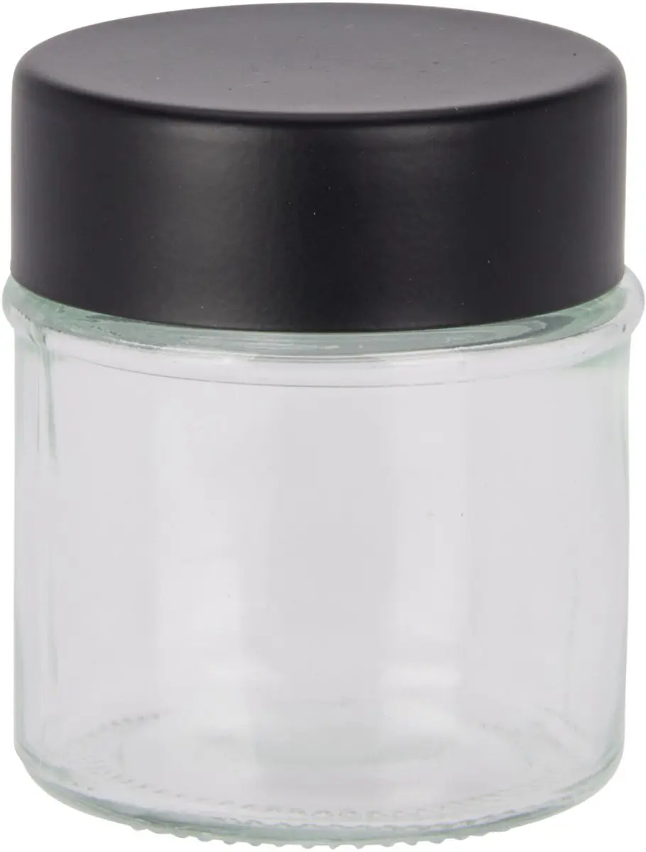 Excellent Houseware Kruidenpotjes 12x - 50ml Glas - Luchtdicht