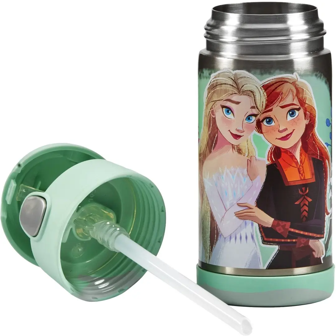 Cosy&Trendy Funtainer Drinkfles Disney Frozen 2 350ml - Groen