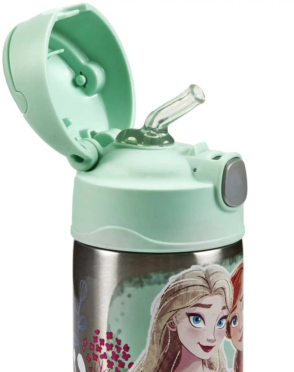 Cosy&Trendy Funtainer Drinkfles Disney Frozen 2 350ml - Groen