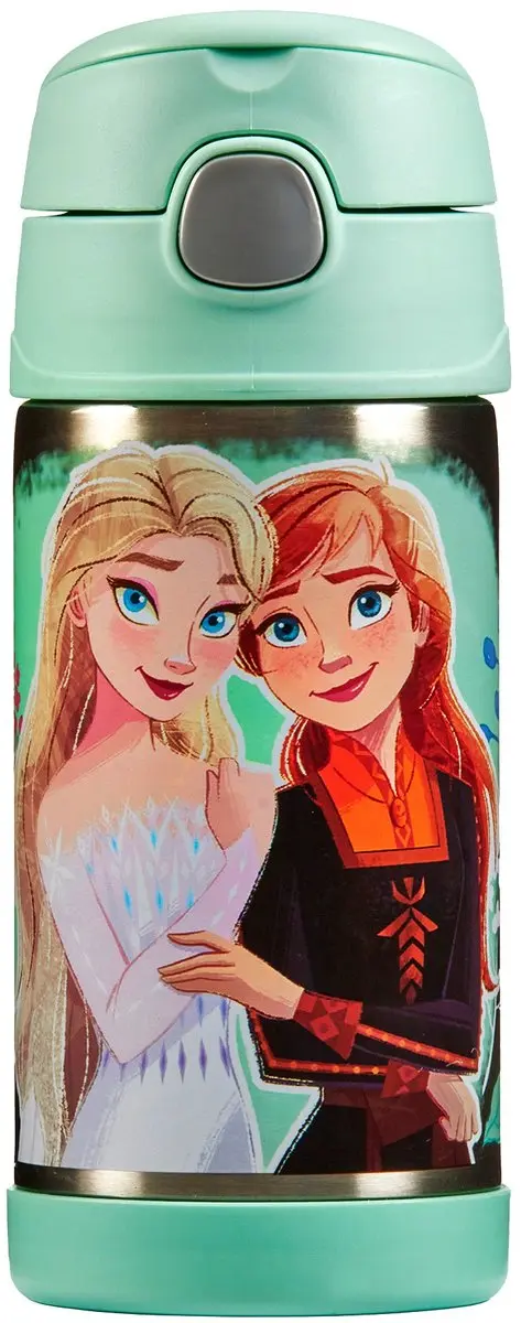 Cosy&Trendy Funtainer Drinkfles Disney Frozen 2 350ml - Groen