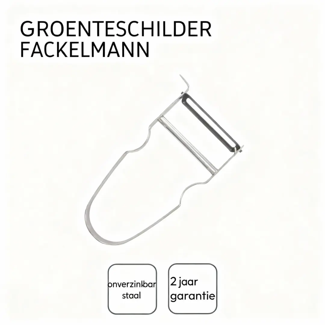 Fackelmann Groenteschiller 11cm - Roestvrij staal