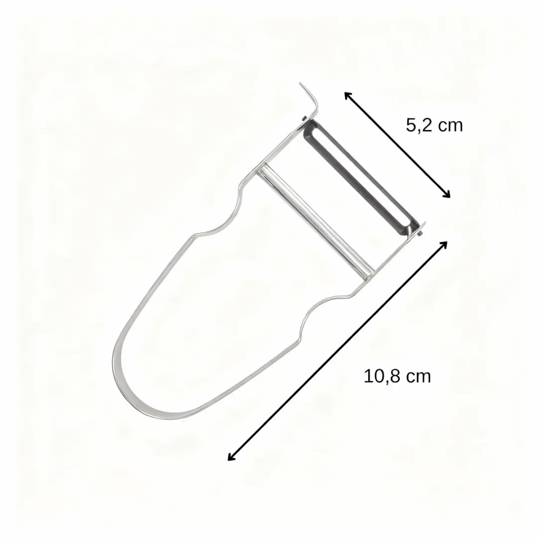 Fackelmann Groenteschiller 11cm - Roestvrij staal