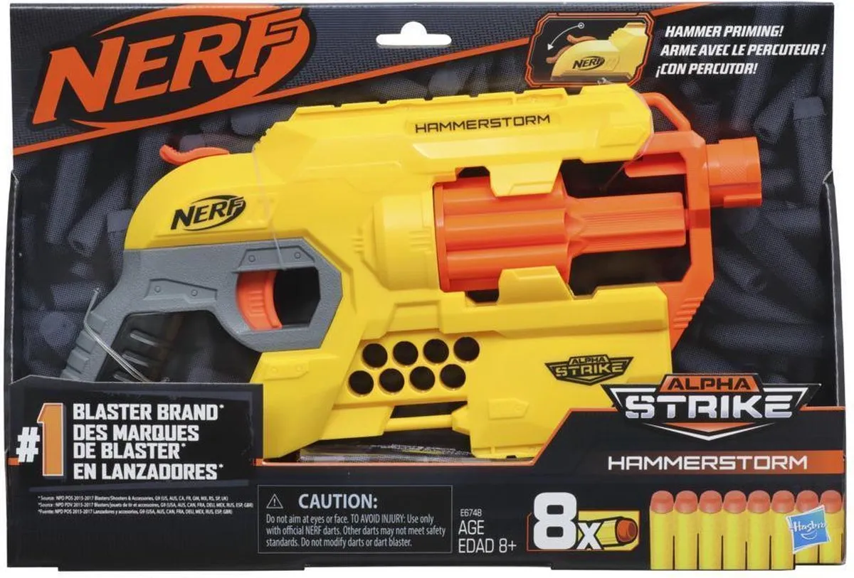 Nerf Alpha Strike Hammerstorm Geel E6748