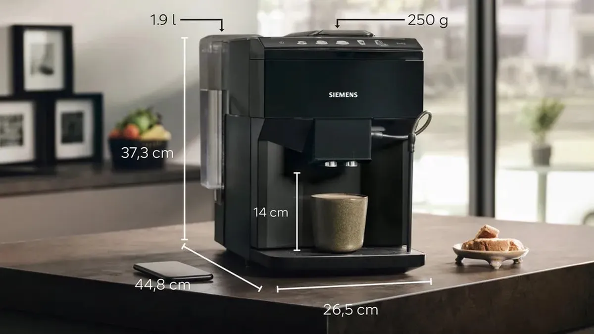 Siemens EQ.500 TP511R09 Volautomatische Espressomachine - Piano Zwart