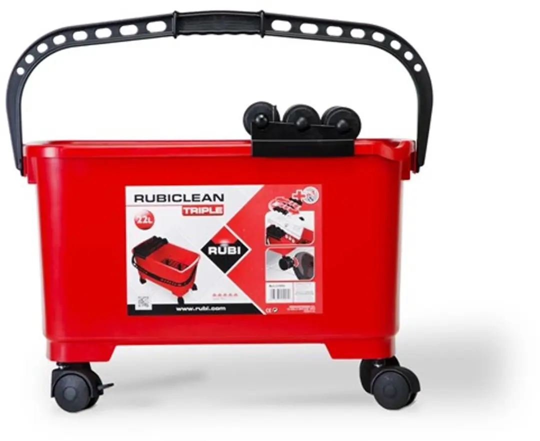 Rubi Rubiclean SuperPro Washboy Triple 21995 - 23L - Rood - afbeelding 6 van 6