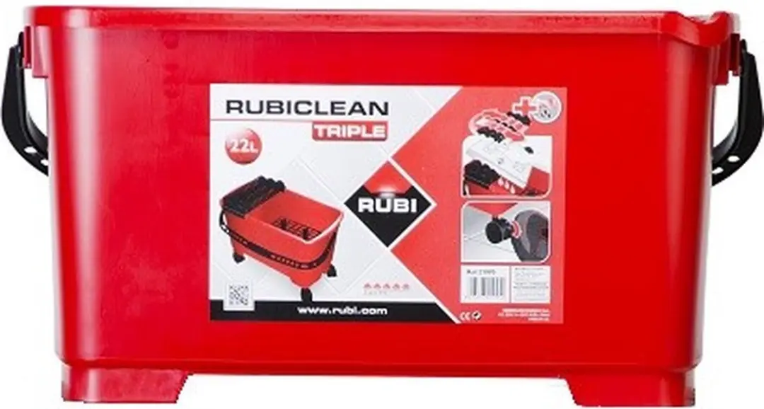 Rubi Rubiclean SuperPro Washboy Triple 21995 - 23L - Rood