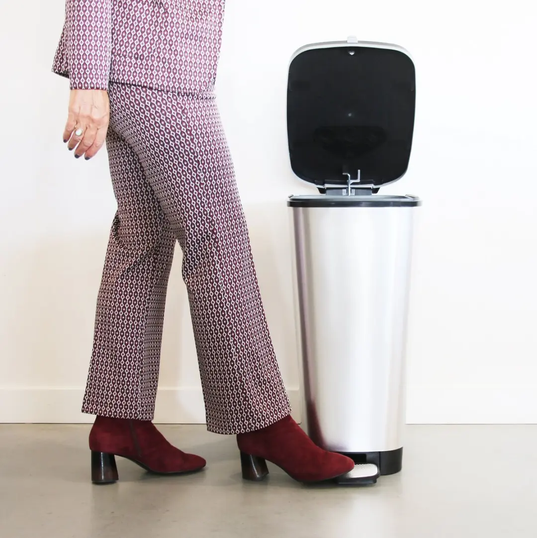 KIS Chic Bin Pedaalemmer 50L - Zilver