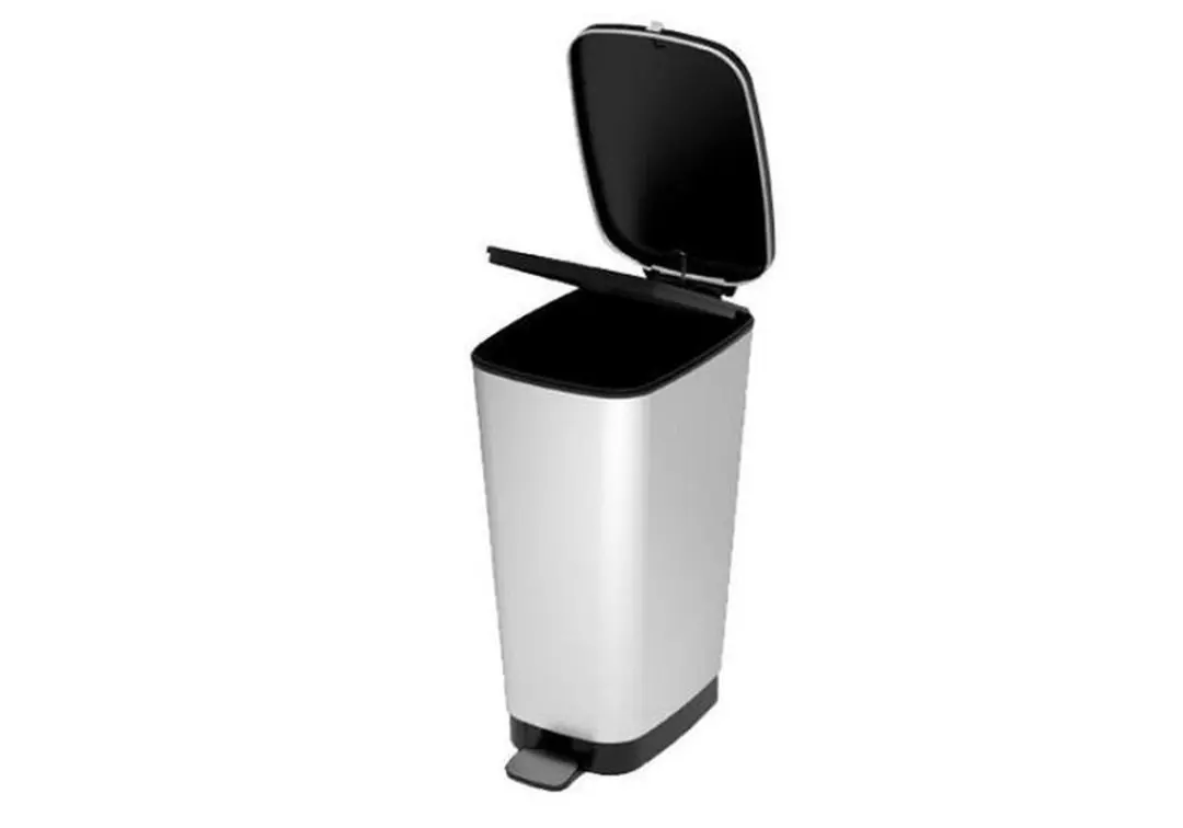 KIS Chic Bin Pedaalemmer 50L - Zilver