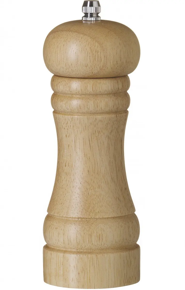 HENDI Licht Houten Zoutmolen 469712 - Keramisch Mealmechanisme
