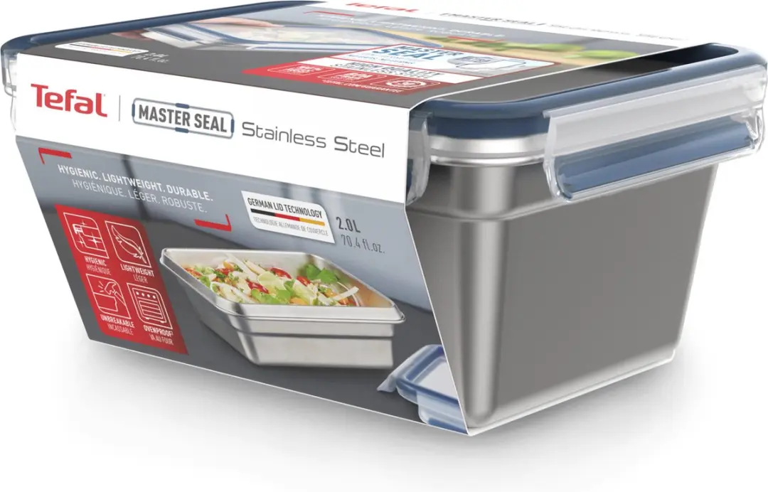 Tefal MasterSeal RVS Vershouddoos 2,0L - Roestvrijstaal - afbeelding 6 van 6