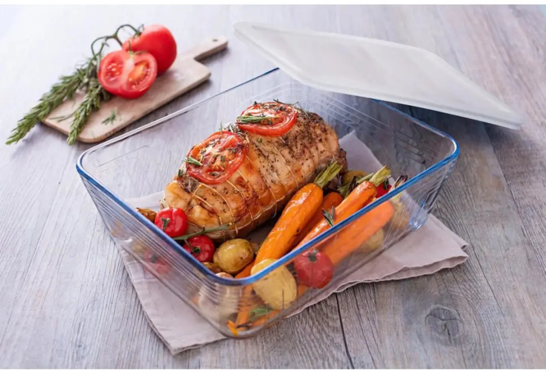 PYREX Rechthoekige Schaal 1,5L - Cook & Freeze - Transparant