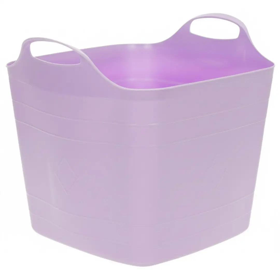 Excellent Houseware Flexibele Kuip 25L - 2 Stuks - Paars
