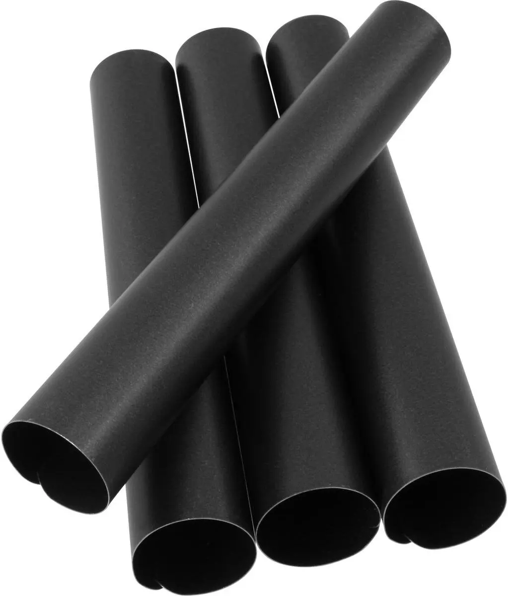 Zenker Cakevormen Buis 13cm - 4 Stuks Zwart