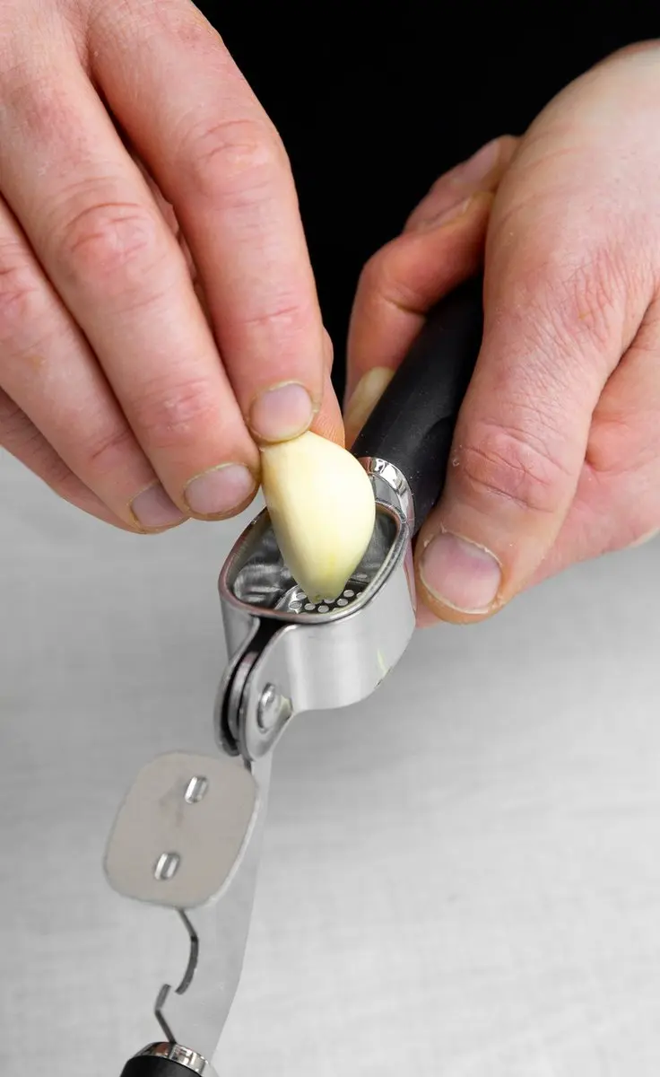 MasterClass Knoflookpers 17,5cm - Roestvrij Staal