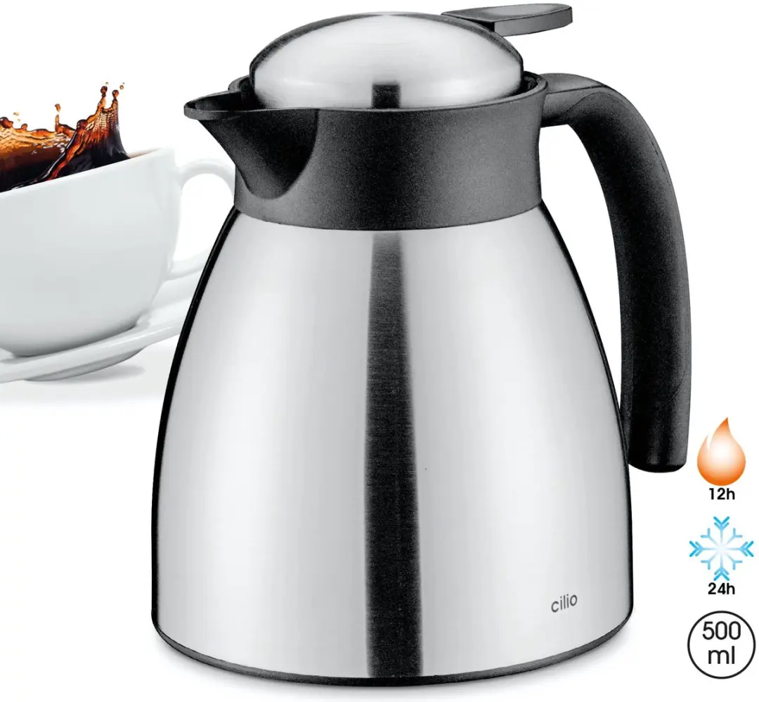 Cilio Savona Thermoskan 500ml - Rvs - Zilver