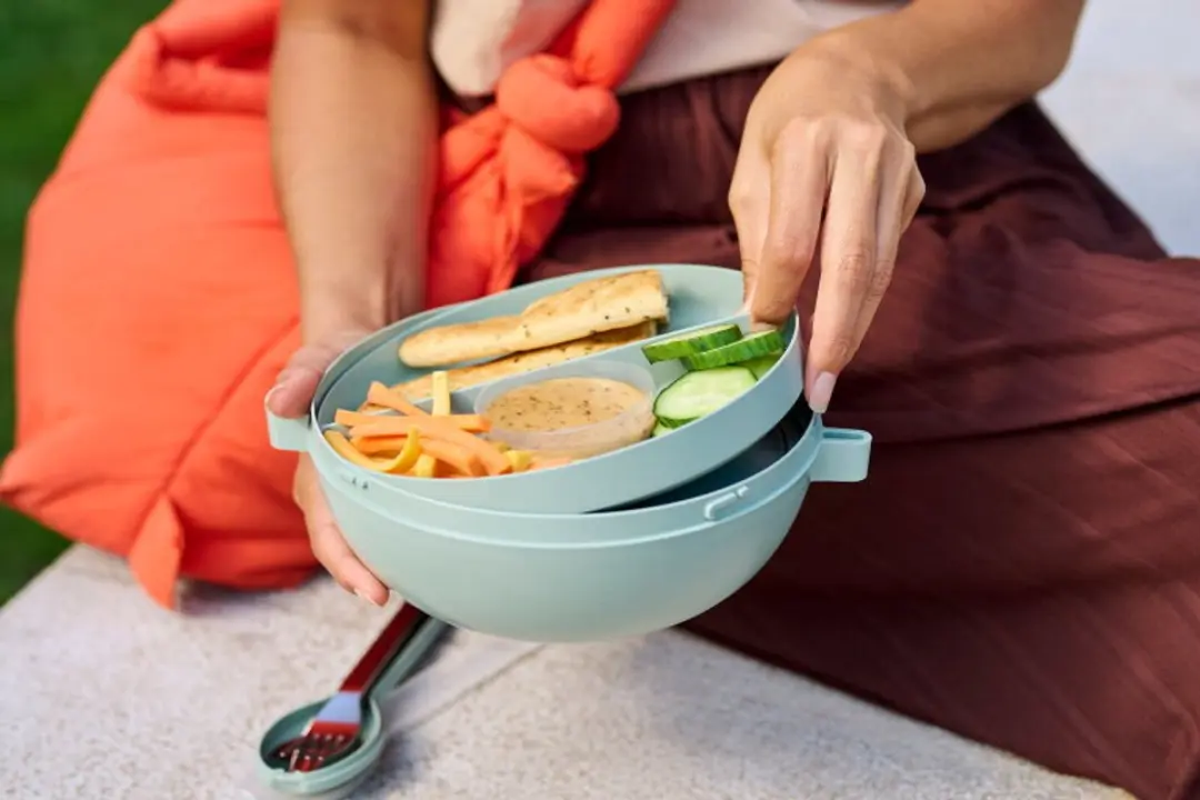Mepal Vita Basic Bento Lunchbox 1.5L - 4 Vakken - Vivid Mauve