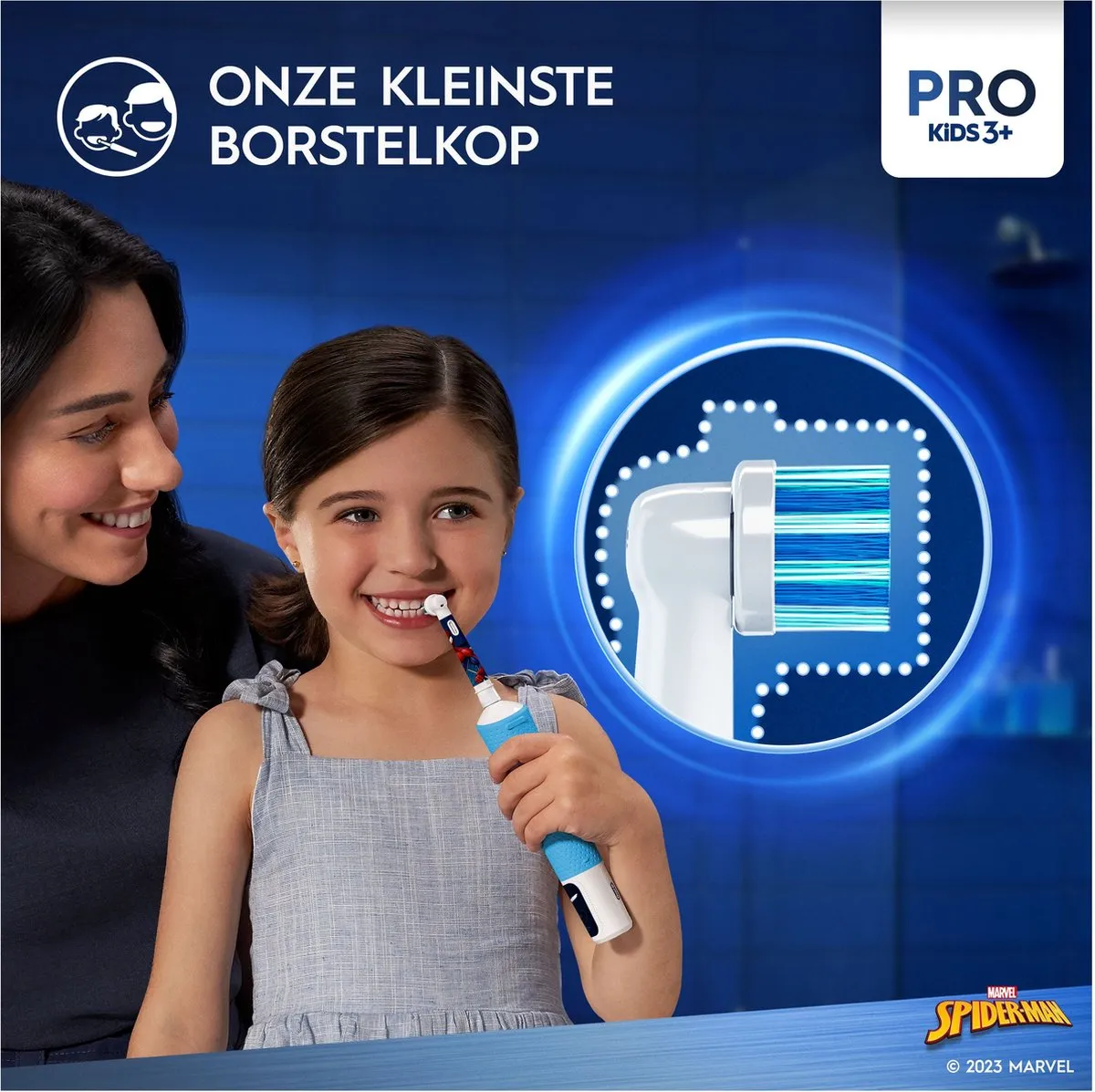 Oral-B Pro Kids Spiderman Editie Elektrische Tandenborstel - Rood/Blauw
