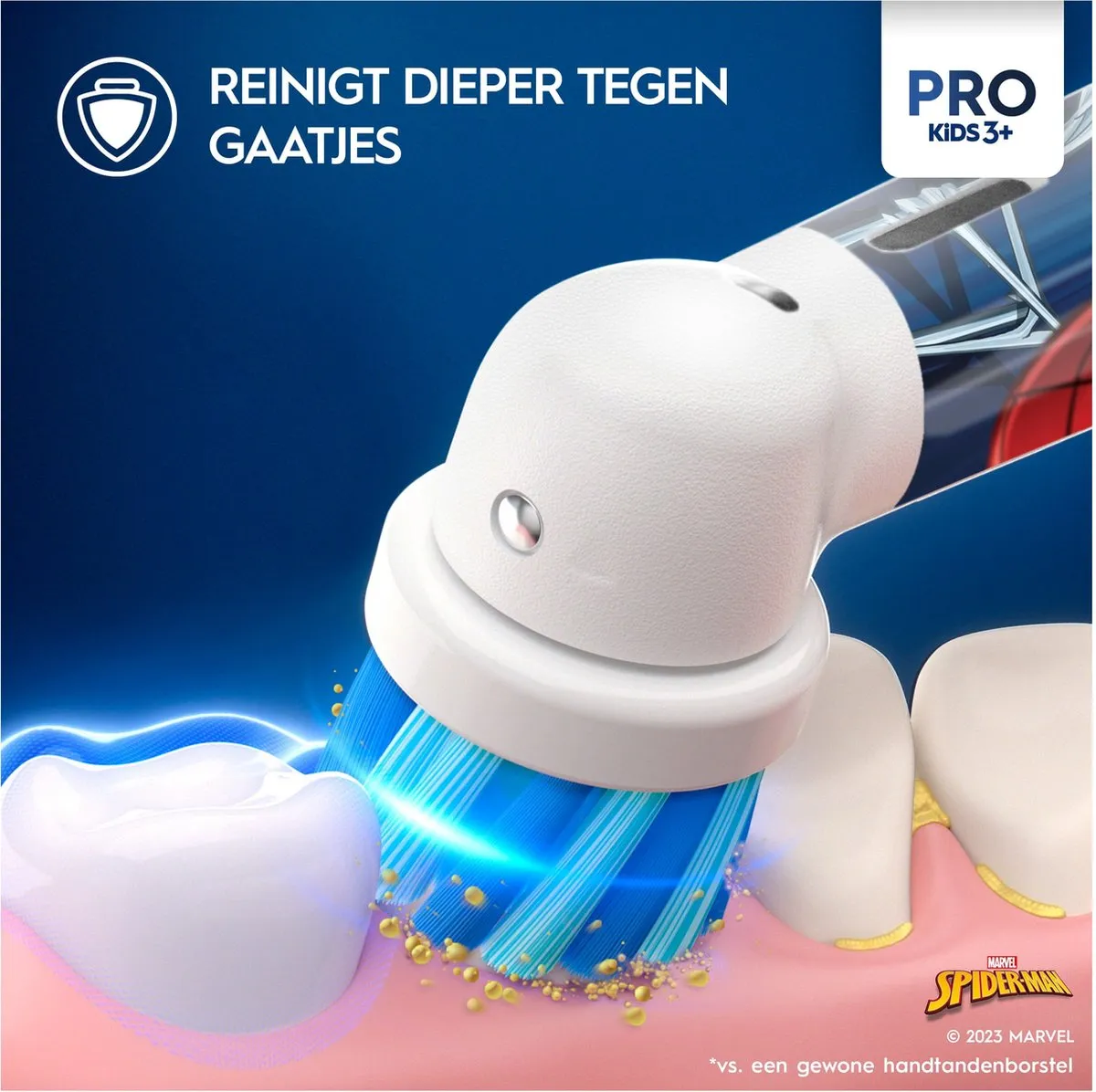 Oral-B Pro Kids Spiderman Editie Elektrische Tandenborstel - Rood/Blauw