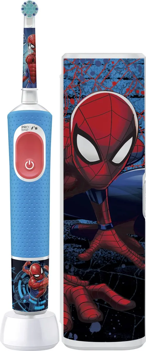 Oral-B Pro Kids Spiderman Editie Elektrische Tandenborstel - Rood/Blauw
