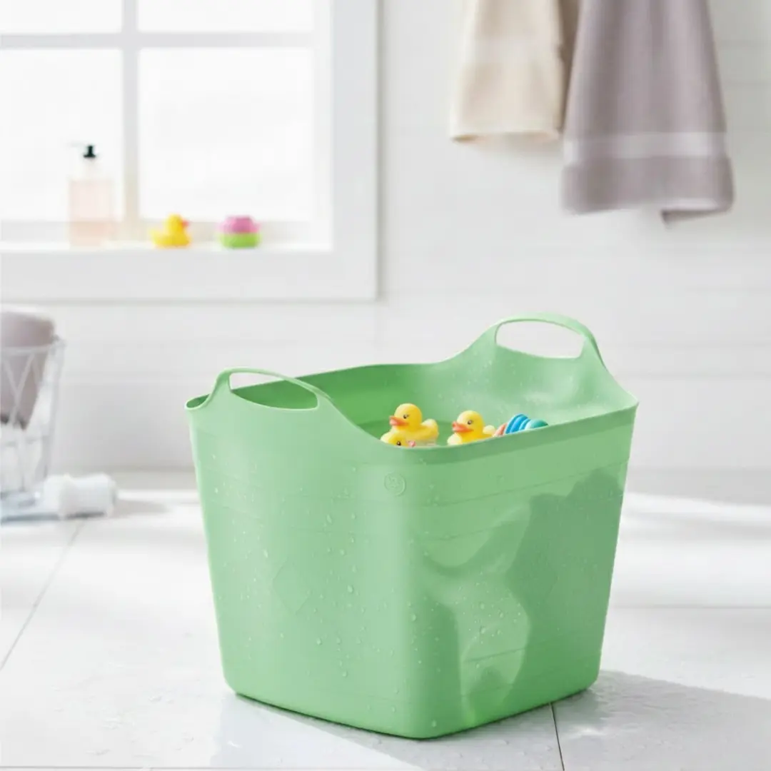 Excellent Houseware Flexibele Kuip 25L - 2 Stuks Groen