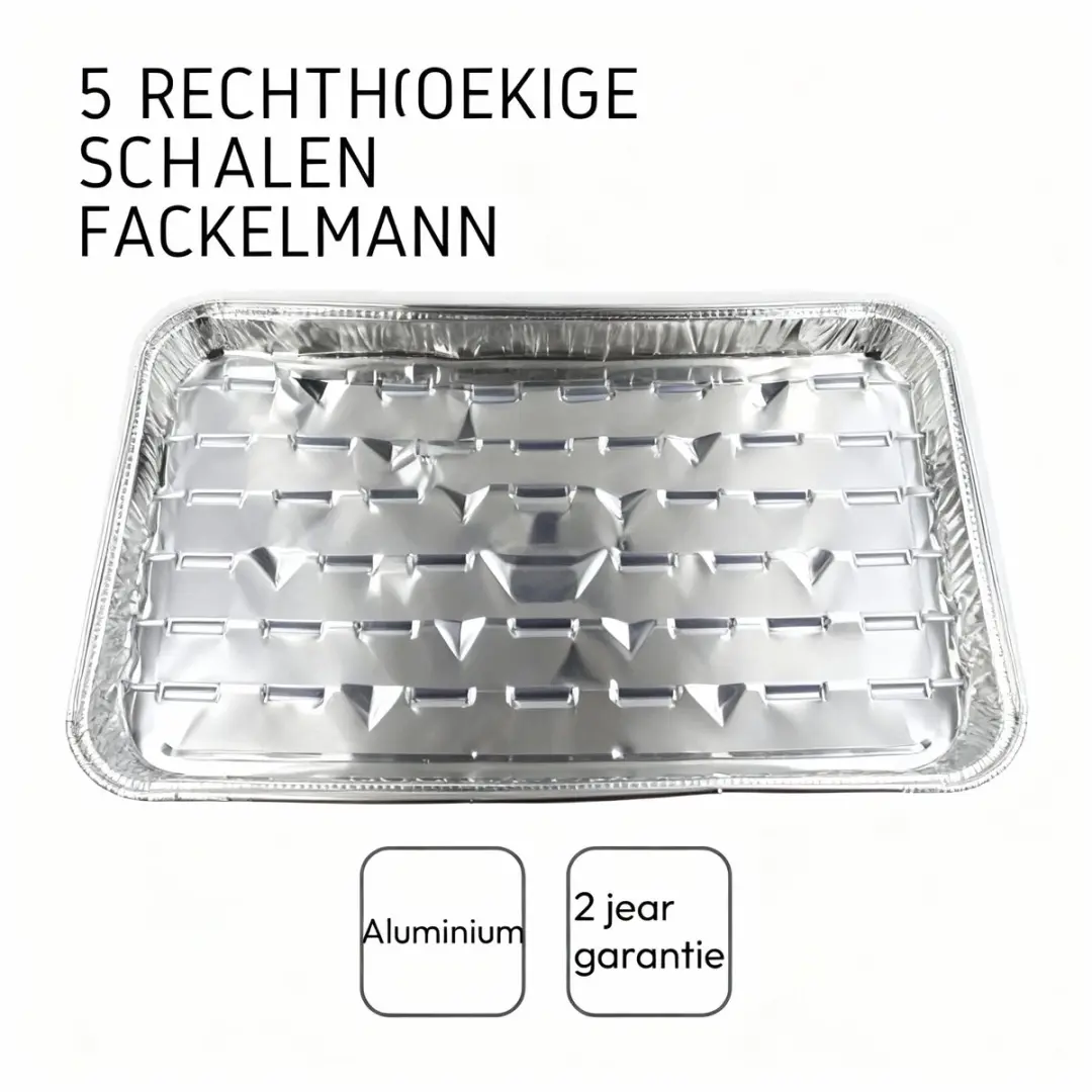 Fackelmann Aluminium Bakjes 200ml - 5 Stuks 24332