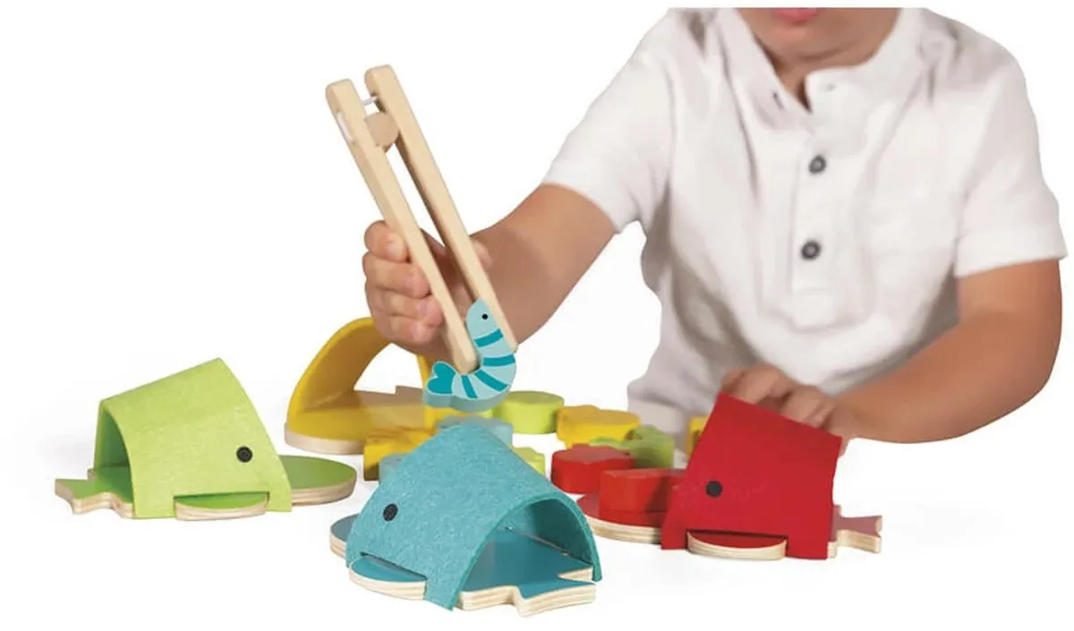 Janod Walvissen Kleurenspel - 12 Stuks - Multikleur