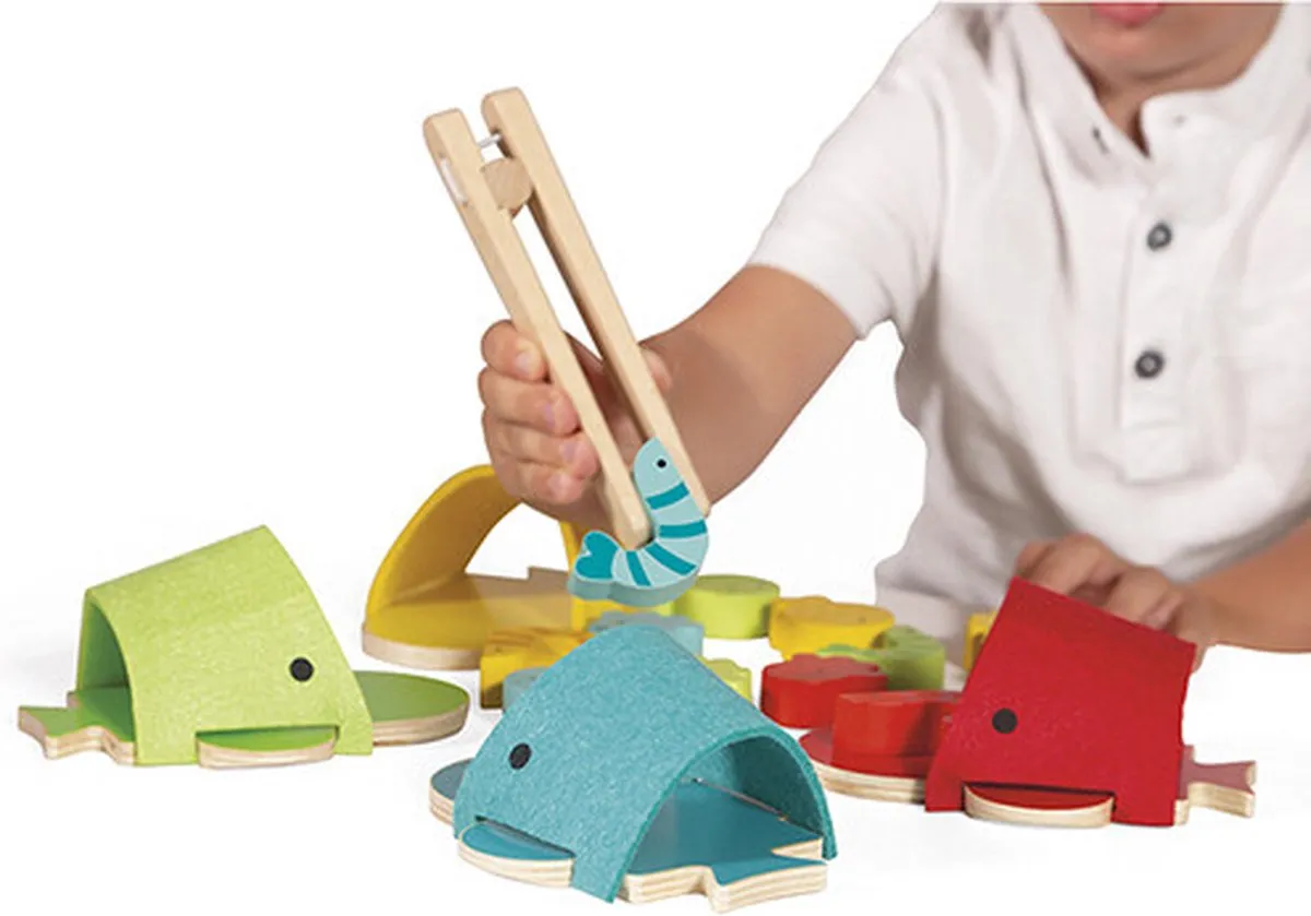 Janod Walvissen Kleurenspel - 12 Stuks - Multikleur