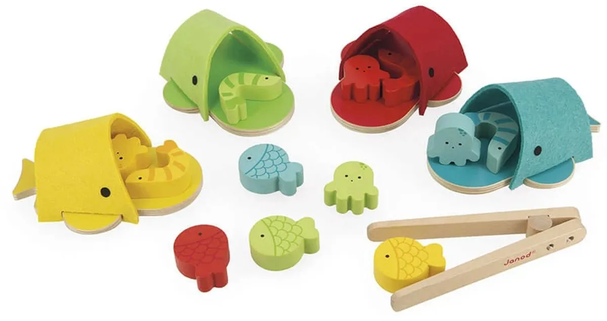 Janod Walvissen Kleurenspel - 12 Stuks - Multikleur - afbeelding 6 van 6