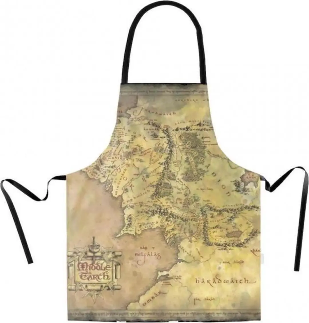 SD Toys The Lord of the Rings Schort - Middle Earth Map Multicolor
