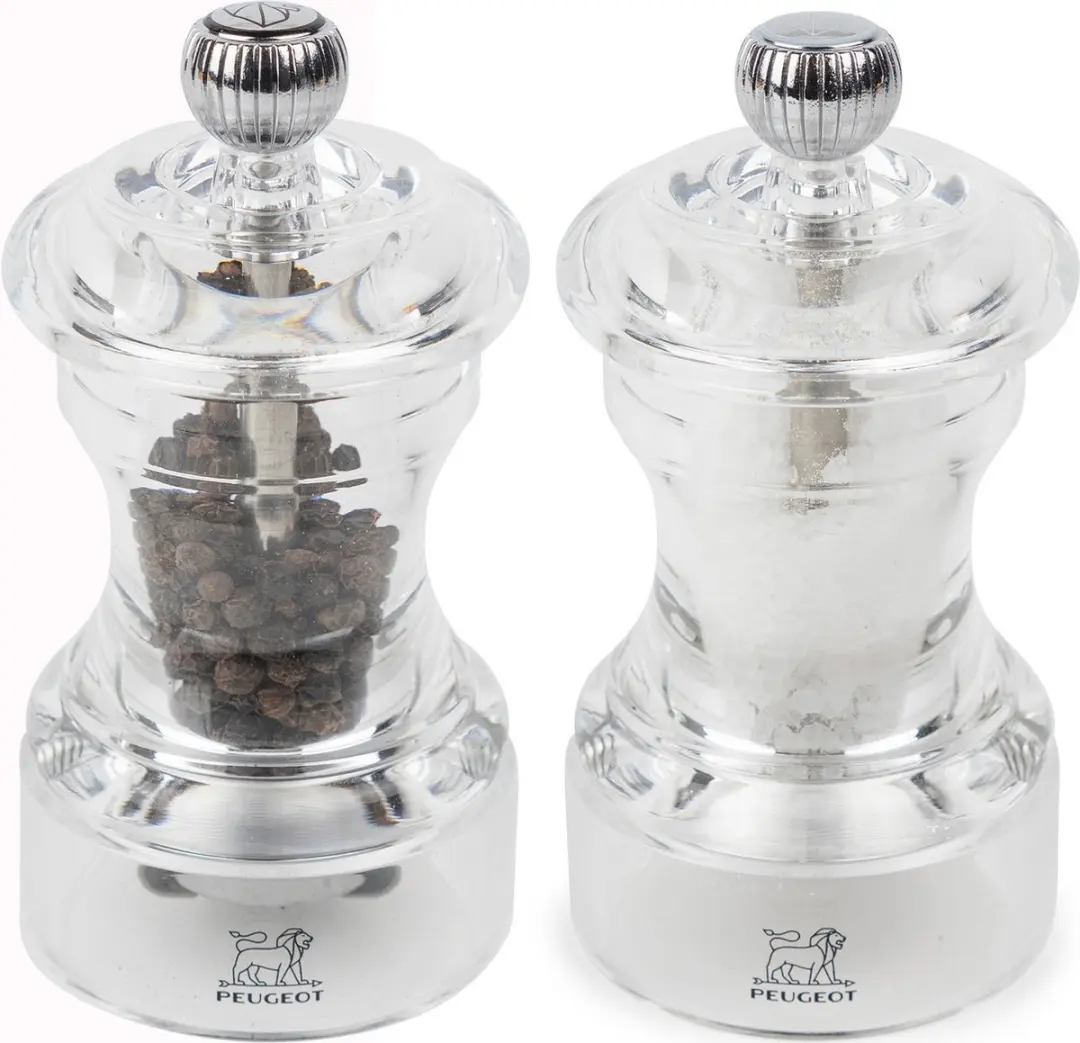 Peugeot Bistro Peper- en Zoutmolen 10cm - Transparant