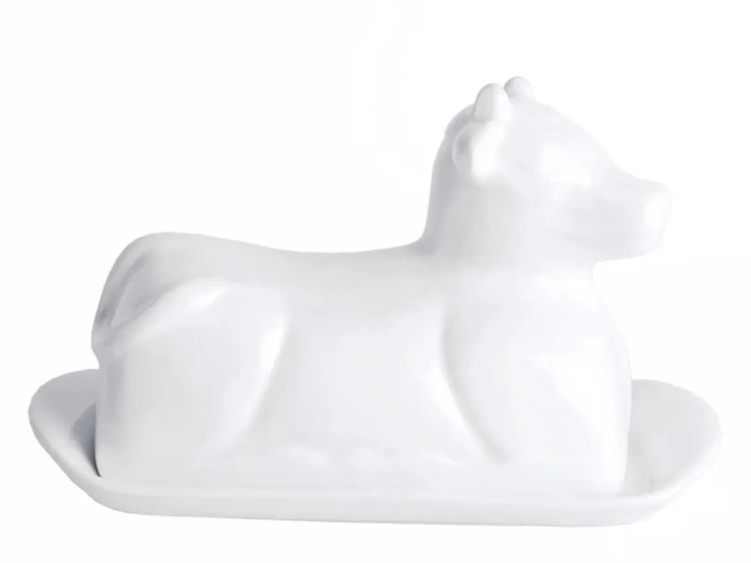Cookinglife Botervloot Koe Porselein 20x12cm