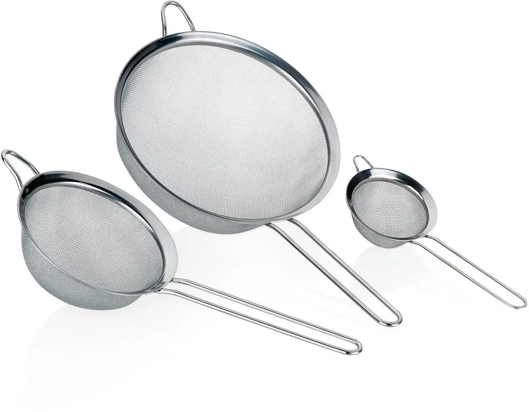 Kela Keukenzeef Set 3 Stuks - 20cm - 18/10 Staal