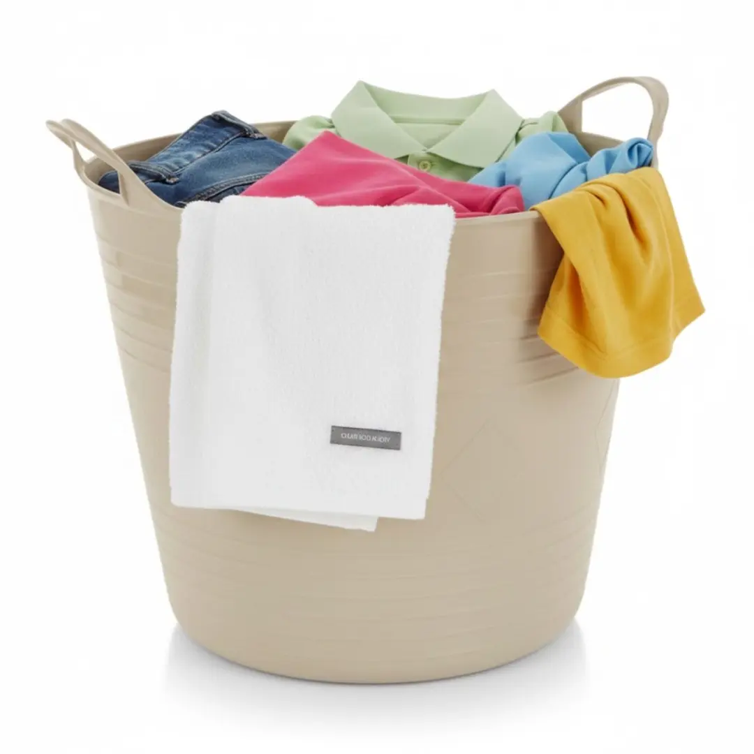 Excellent Houseware Flexibele Wasmand 27L - Taupe