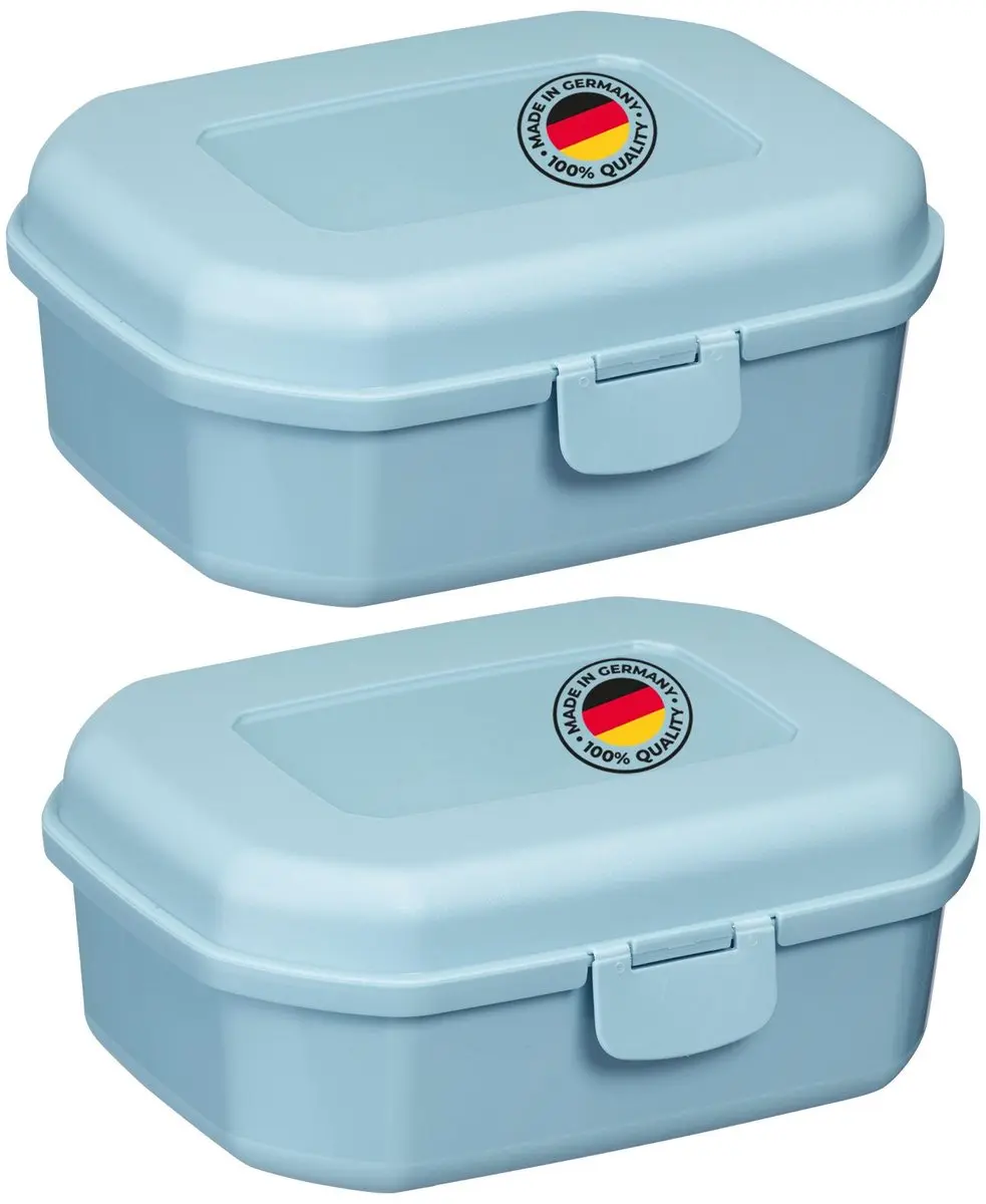 Westmark Maxi Lunchbox 2-delig - 2x Snackbox Blauw