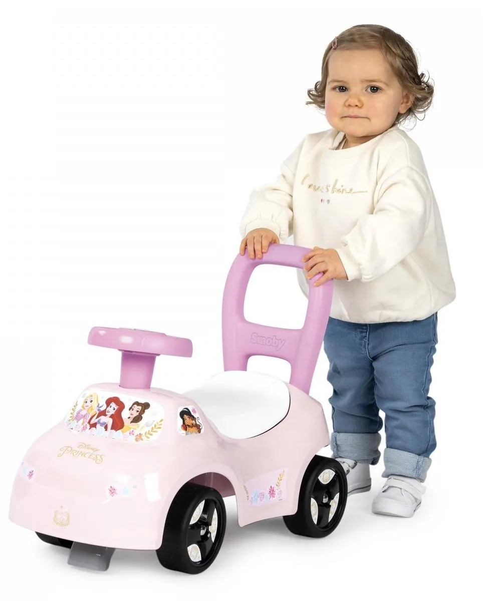Smoby Disney Princess Auto Ride-On Roze