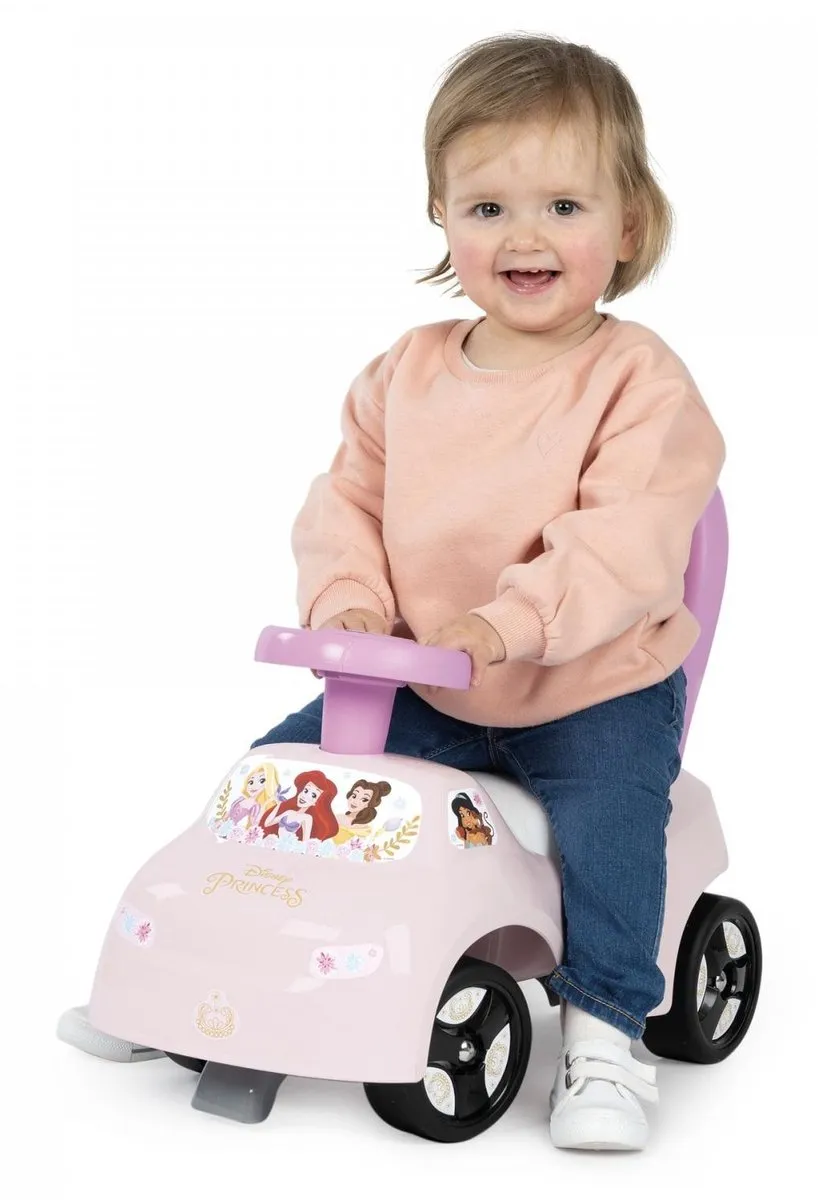 Smoby Disney Princess Auto Ride-On Roze