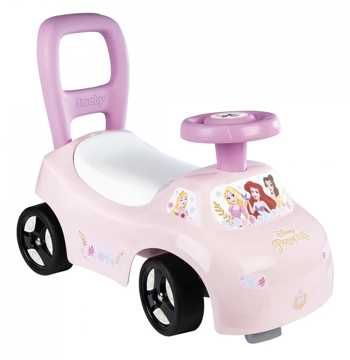 Smoby Disney Princess Auto Ride-On Roze