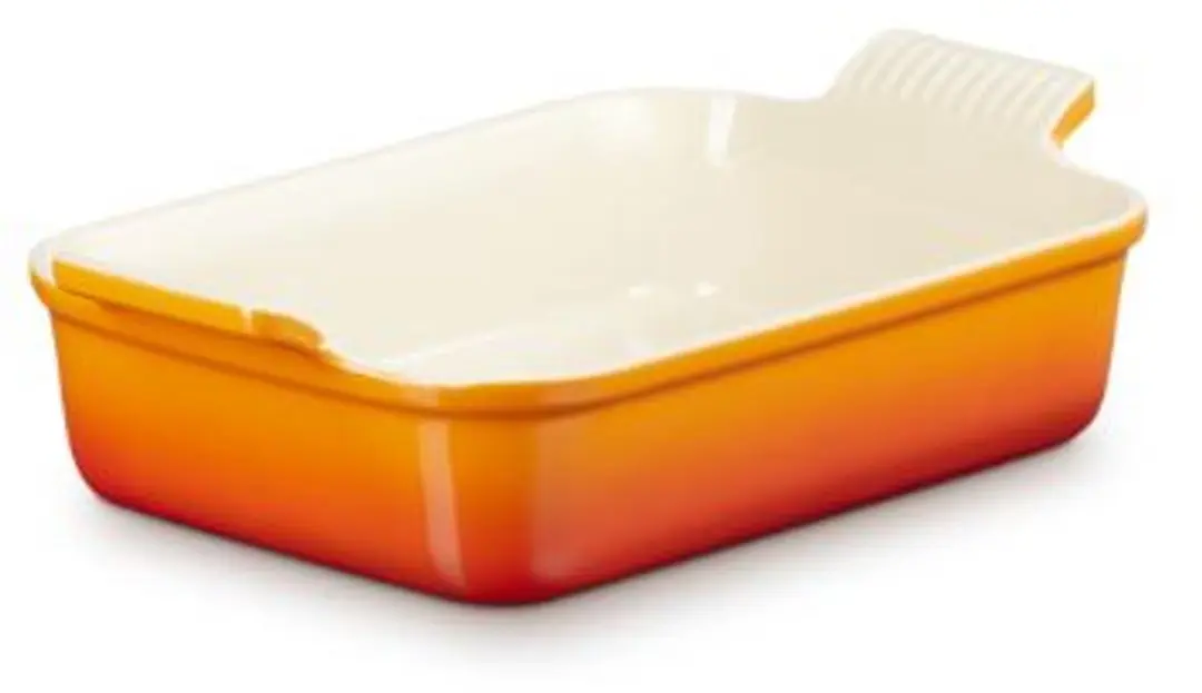 Le Creuset Ovenschaal Heritage Oranjerood 2.4L - afbeelding 6 van 6