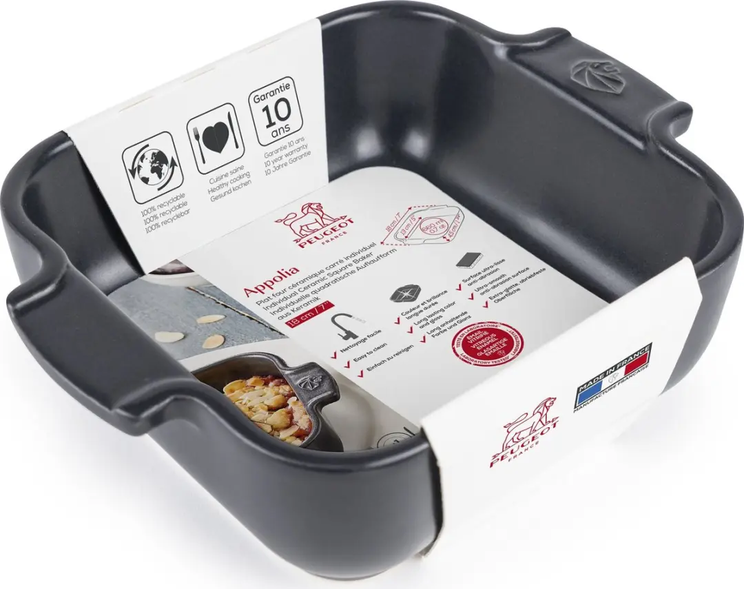 Peugeot Appolia Ovenschaal 18cm - Grijs - afbeelding 5 van 5