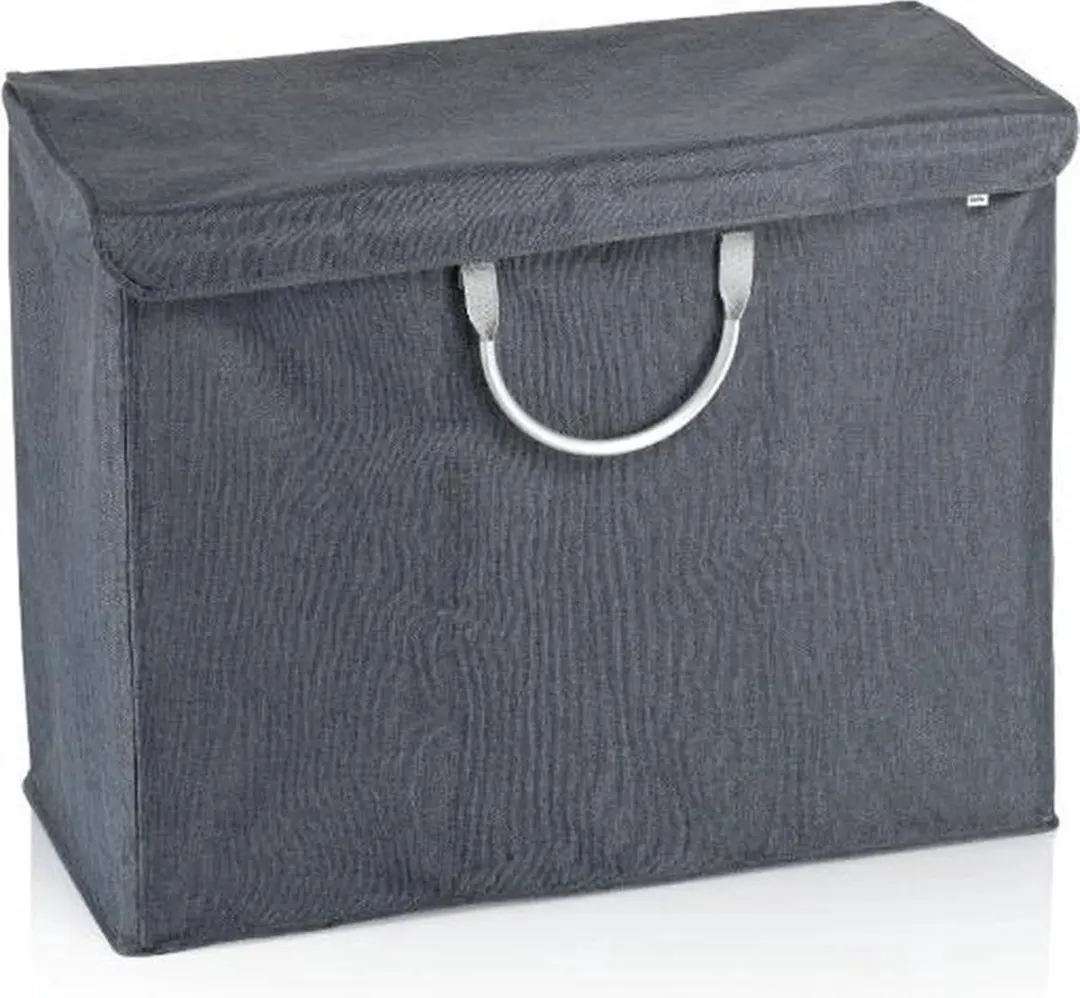 Kela Palma Wasmand met Deksel 157L - Graniet Grijs