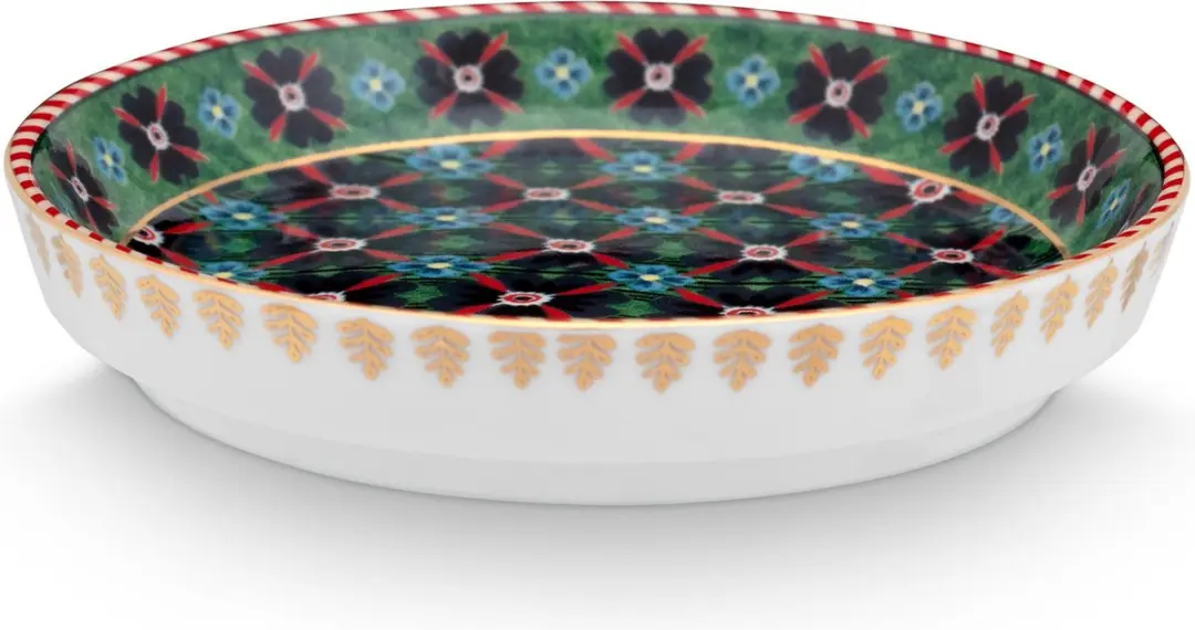 Pip Studio Berry Blues Clover Green Tea Tip Bordje 9cm - Groen/Blauw