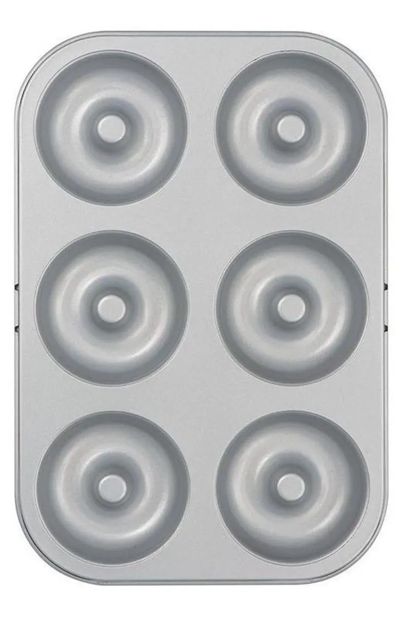 Patisse Donutvorm 18x27cm - Staal - Zilver